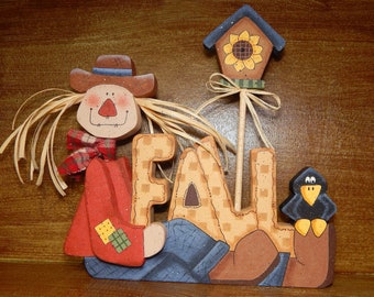 Fall decor scarecrow decor fall farmhouse accent fall scarecrow sign farmers market sign fall mantel decor autumn decor fall tier tray decor