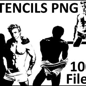 MALE ART-stencils volledig png-bestand - voor kunstenaar en grafisch ontwerper gemaakt voor duidelijke randen kunststijl voor gekke kunstenaars houden van kunst duidelijke randen