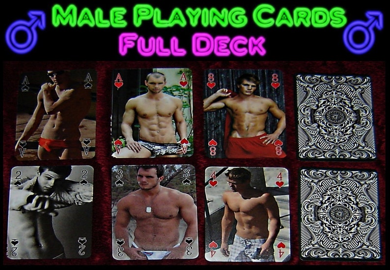 Male ( hot guy ) Playing CaRds (non) nude NoN-GaY male twink 420 gay gift E...