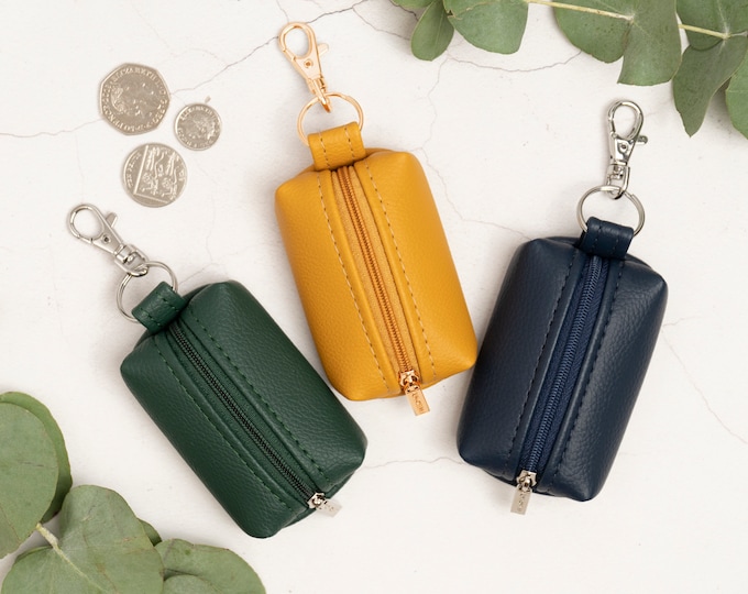 Leather Boxy Coin Purse