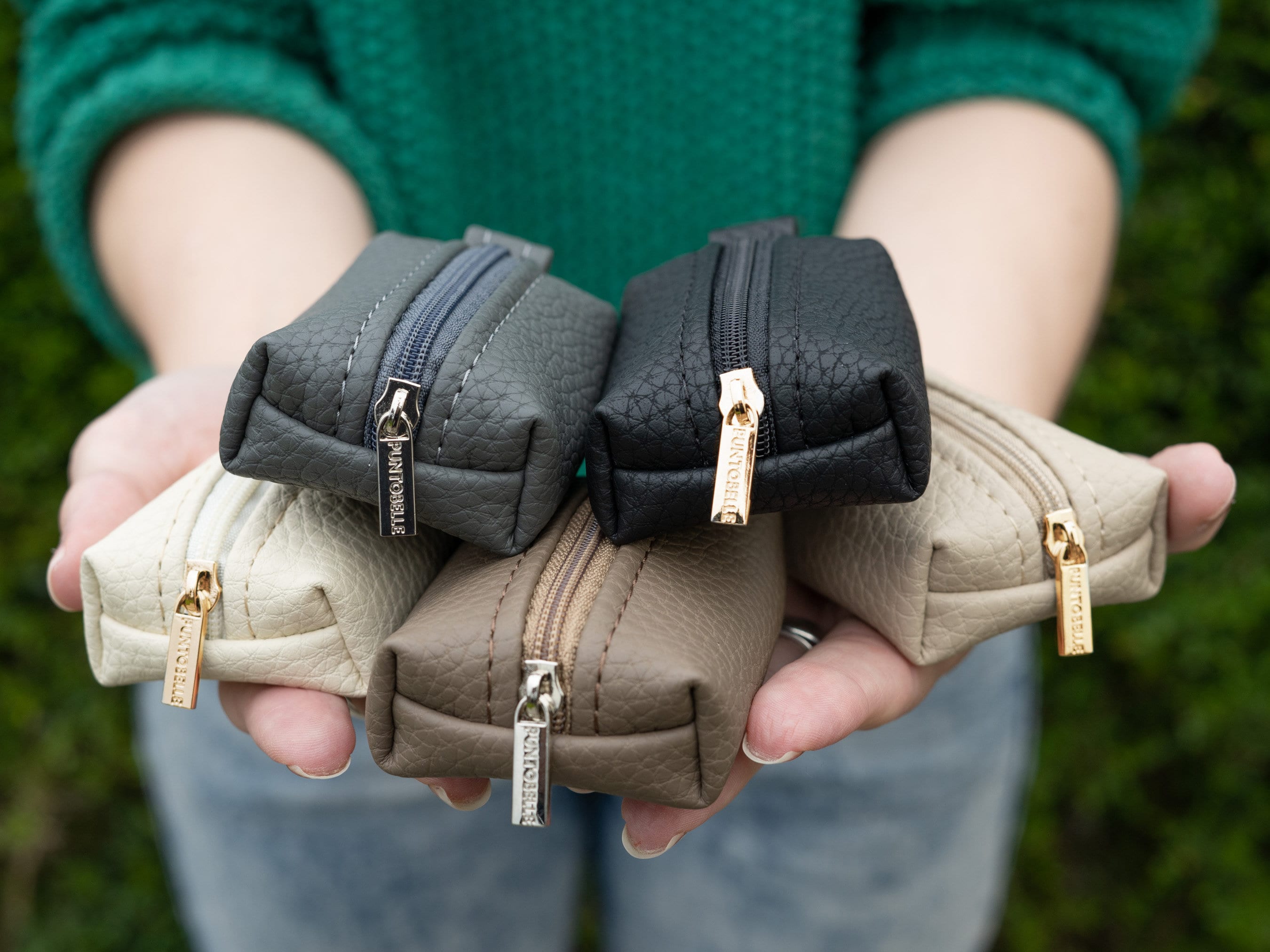 Small Leather Zipper Coin Purses,personalized Zipper Pouch