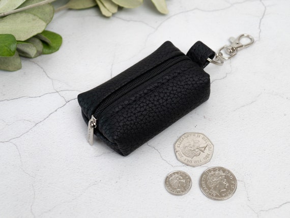 Key Case Key Pouch Coin Purse Vegan Eco Leather Change Purse 