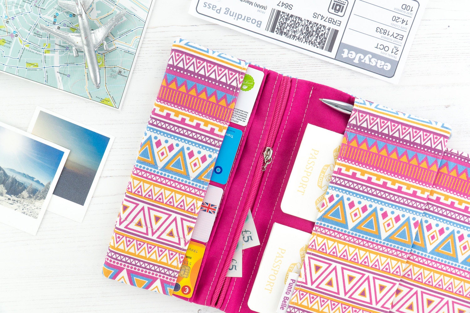 Family Travel Wallet Organiser Passport Holder / Gifts For Etsy