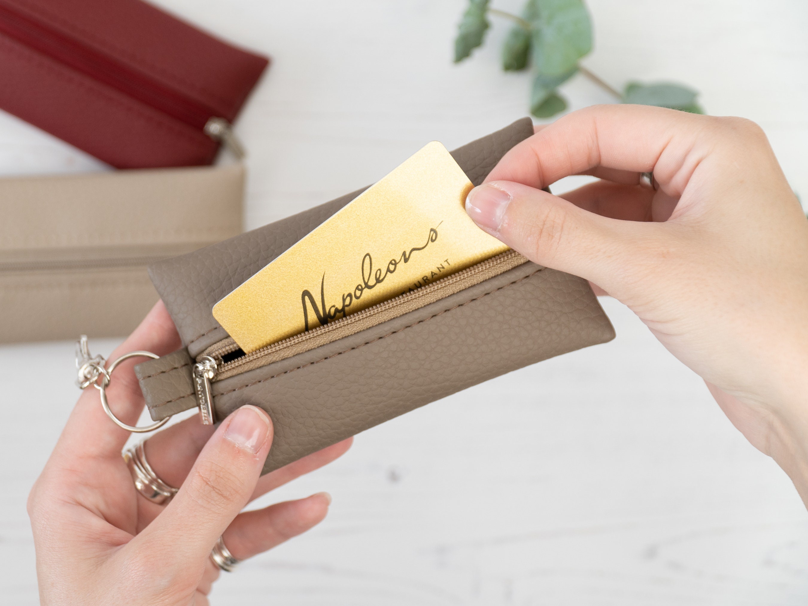 zipper coin pouch