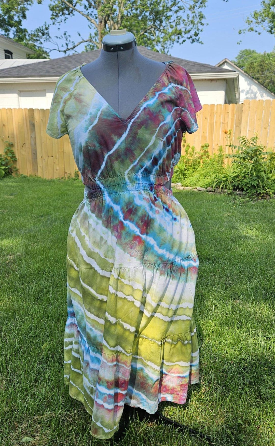 Tie Dye Summet Dreasez Tie Dye Dress (medium) - Perfect for Summer Festivals - Etsy