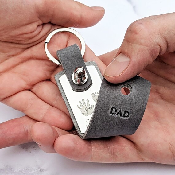 personalised handprint keyring