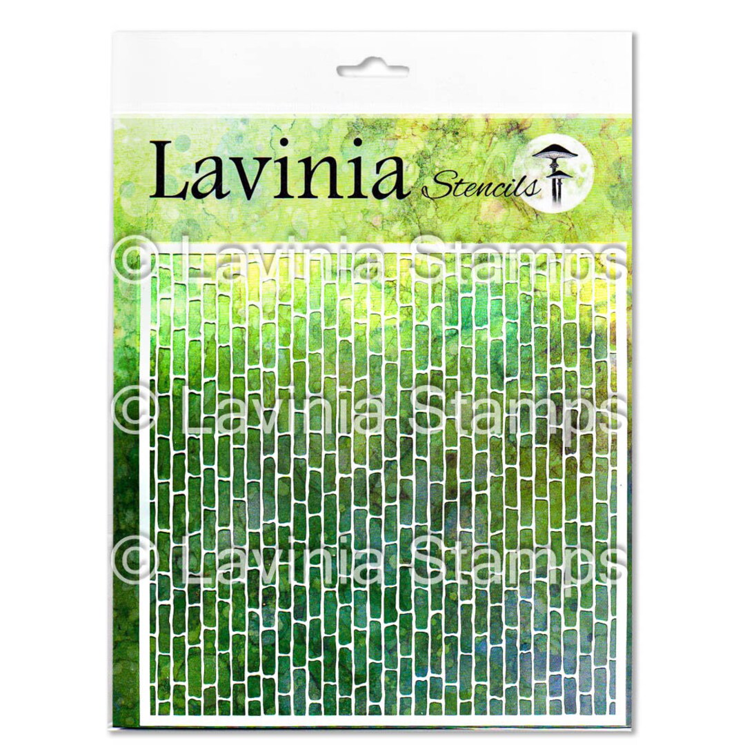 Red Brick Lavinia Stencils Etsy