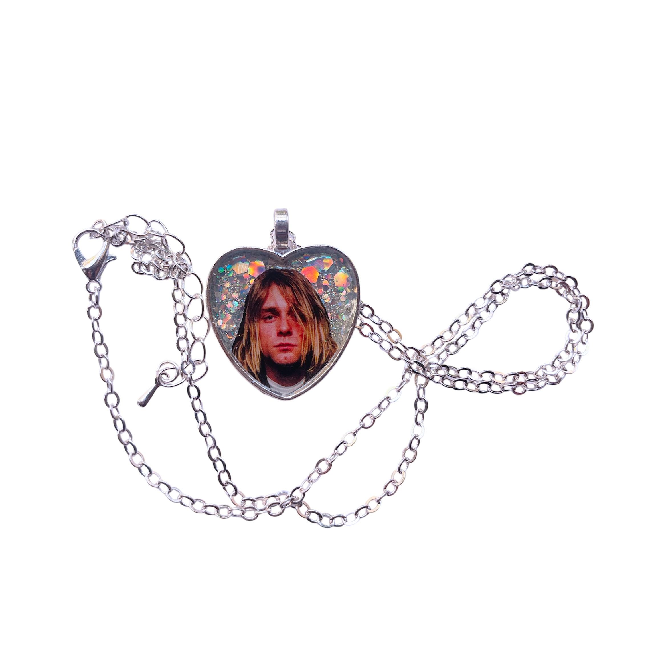 Kurt Cobain Handmade Necklace - Nirvana - Gift for Fans - Etsy Israel, image size:2300x2300