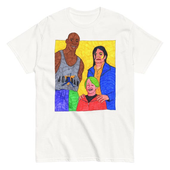 Unisex Tee Michael Jordan, Michael Jackson and Macaulay Culkin