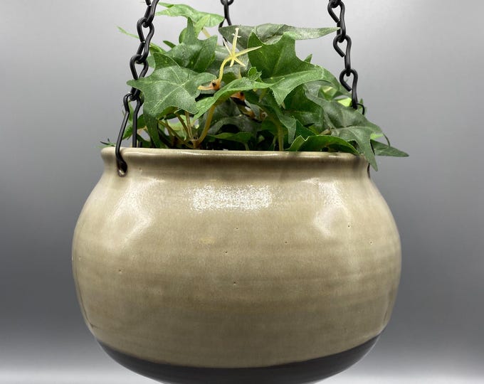 Wheel Thrown Hanging Planter - Etsy