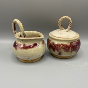 Handmade Sugar / Creamer Set