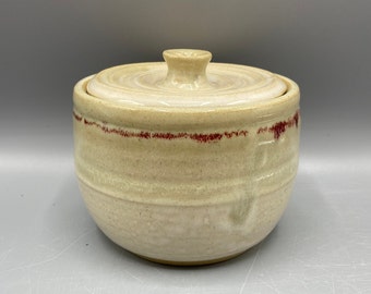 Hand Thrown canister with lid