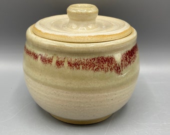 Hand Thrown canister with lid