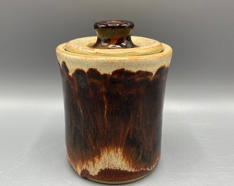 Hand Thrown canister with lid