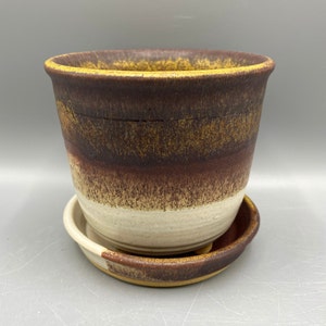 Handmade Planter / Saucer set