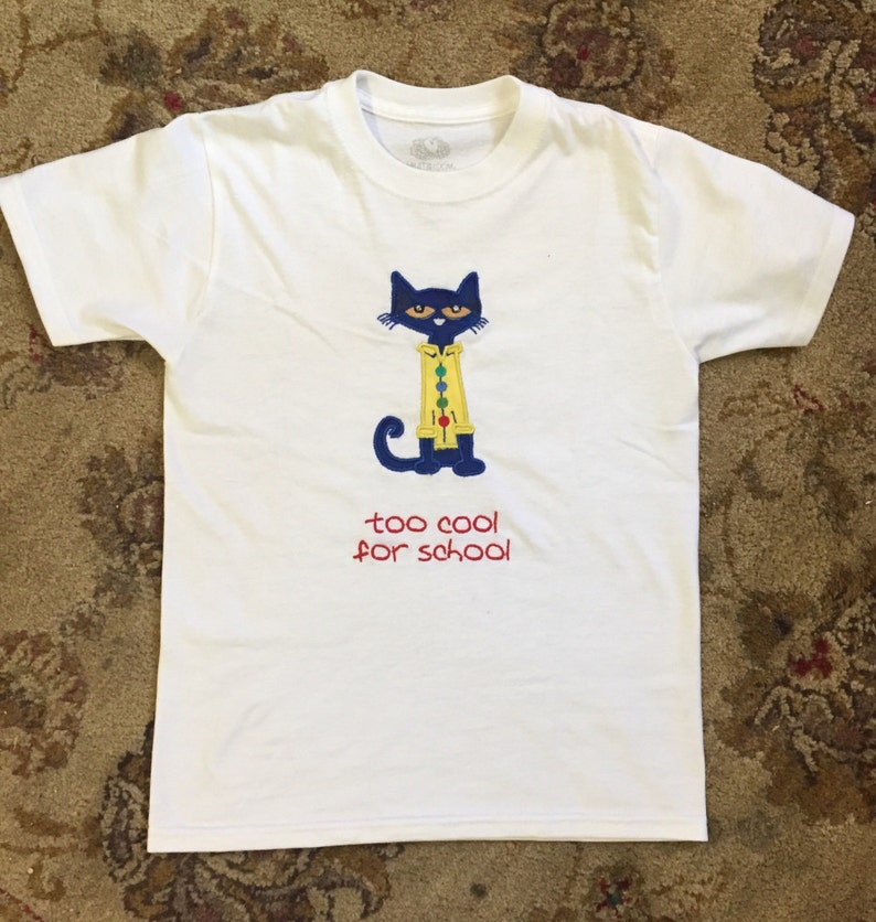 Pete the Cat TShirt Etsy