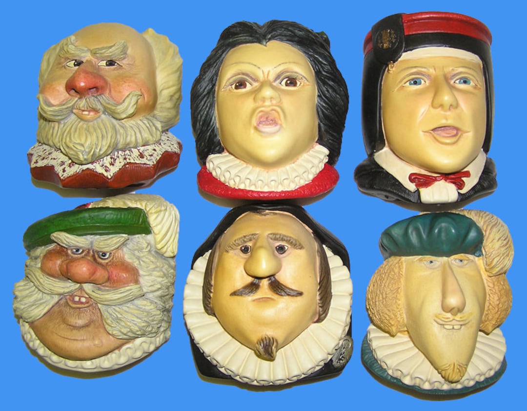 Vintage Bossons' Heads—made in England—14 pieces | eBay