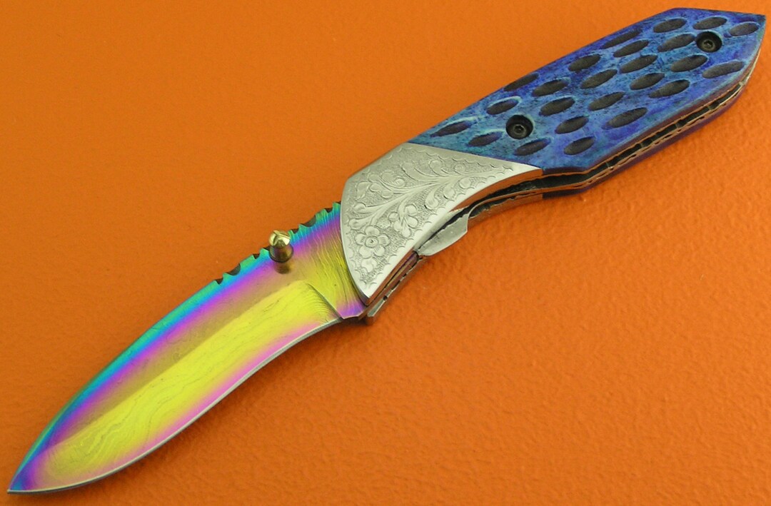 Coltello Pieghevole In Damasco Fatto A Mano(999+) - Alibaba