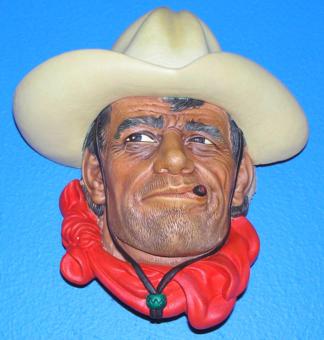 Vintage Bossons Bosson Head Rawhide Pristine Condition