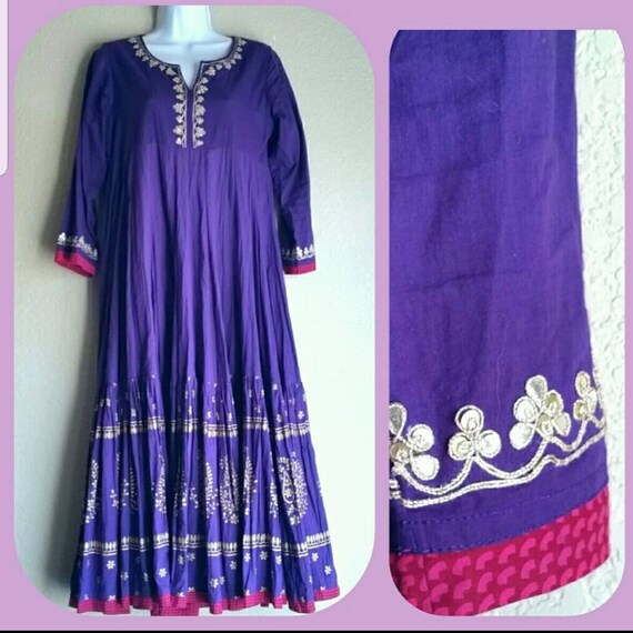 purple gypsy dress