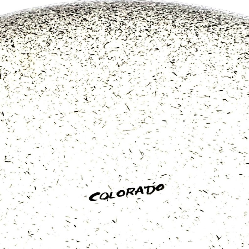 Large Round Platter w Navajo Man and Goat Colorado