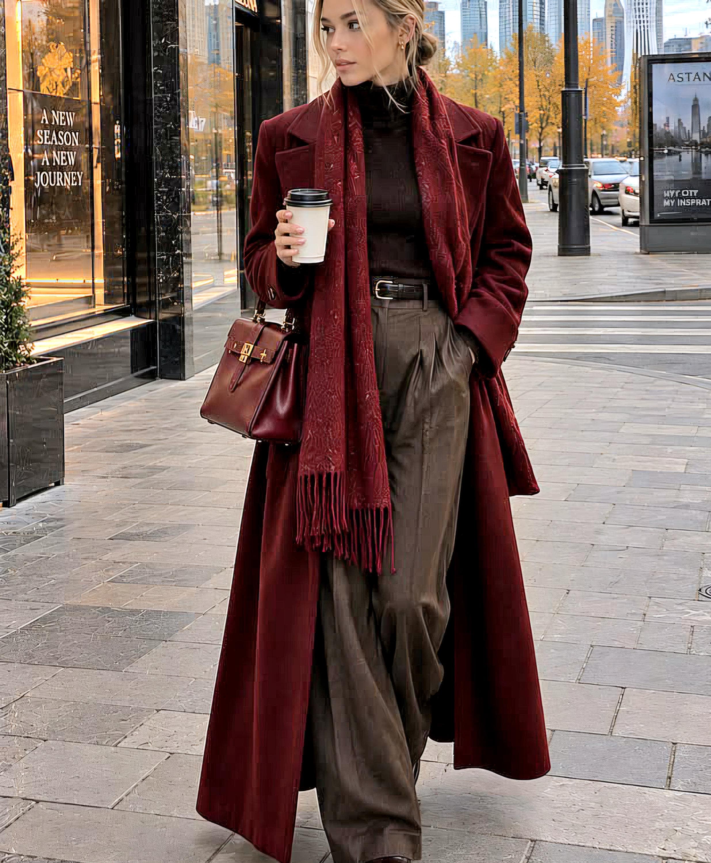 Vintage 80s Oversized Wool Coat - Etsy