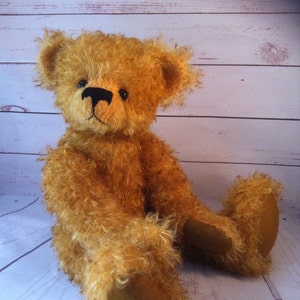 Teddy Bear Pattern - Mohair Teddy Bear Sewing PDF Pattern - Gifts for Sewers - Artist Bear Pattern -  PDF Sewing Pattern - Digital Download