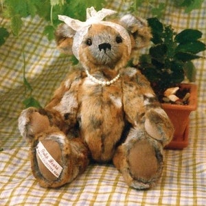 Teddy Bear Sewing Pattern - Artist Bear Pattern - Gifts For Sewers - Traditional Mohair Teddy Pattern - Stuffed Animal Sewing Pattern - Bear