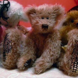 Teddy Bear PDF Pattern - Mohair Teddy Bear Sewing Pattern - Gifts for Sewers - Artist Bear Pattern - Keepsake Gift - Animal Sewing Pattern
