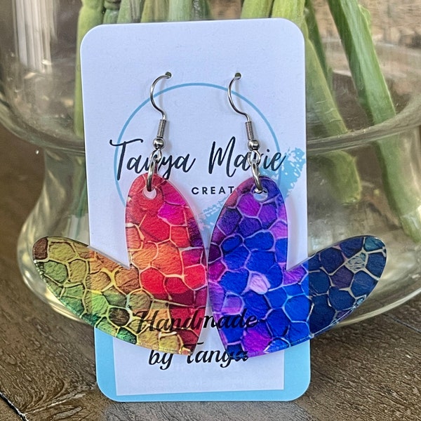 Stained Glass Rainbow Heart Etsy