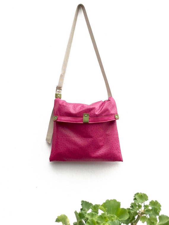 hot pink crossbody bag