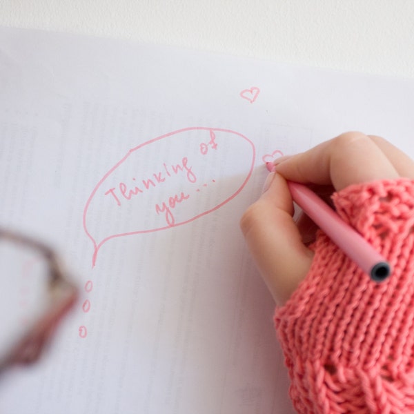 Coral Fingerless Gloves, Salmon Fingerless Mittens, Winter Knit Warmers ohtteam halloween peach write pink