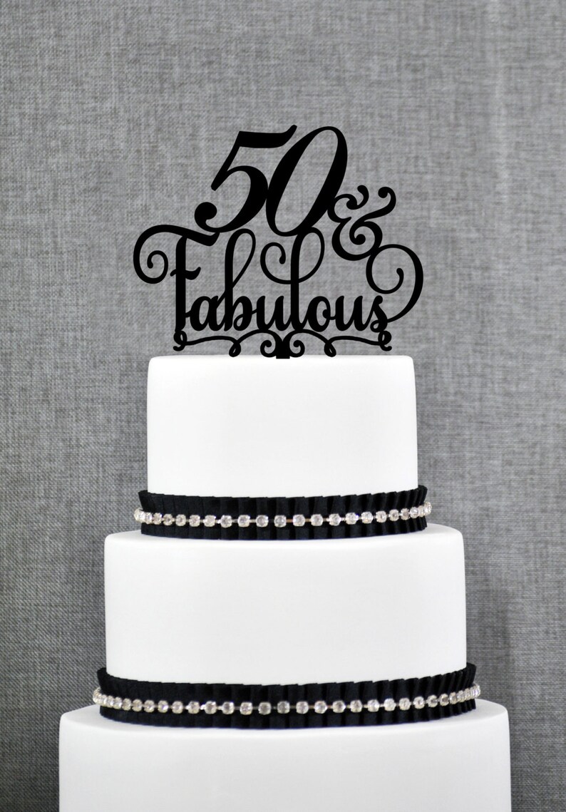 custom 50th birthday cake
