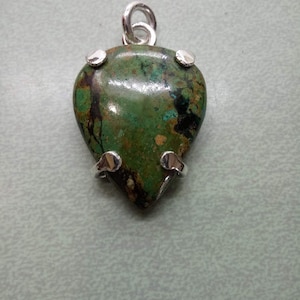 Sterling Silver Azurite Pendant
