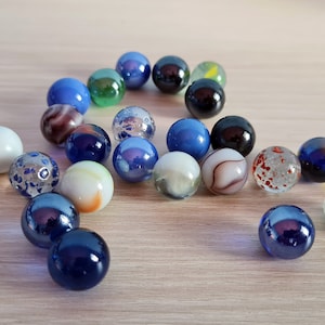 Marbles mixed , (Jabo&#39;s) Marbles game, Colored Marbles vintage