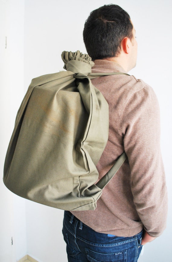 vintage army bag