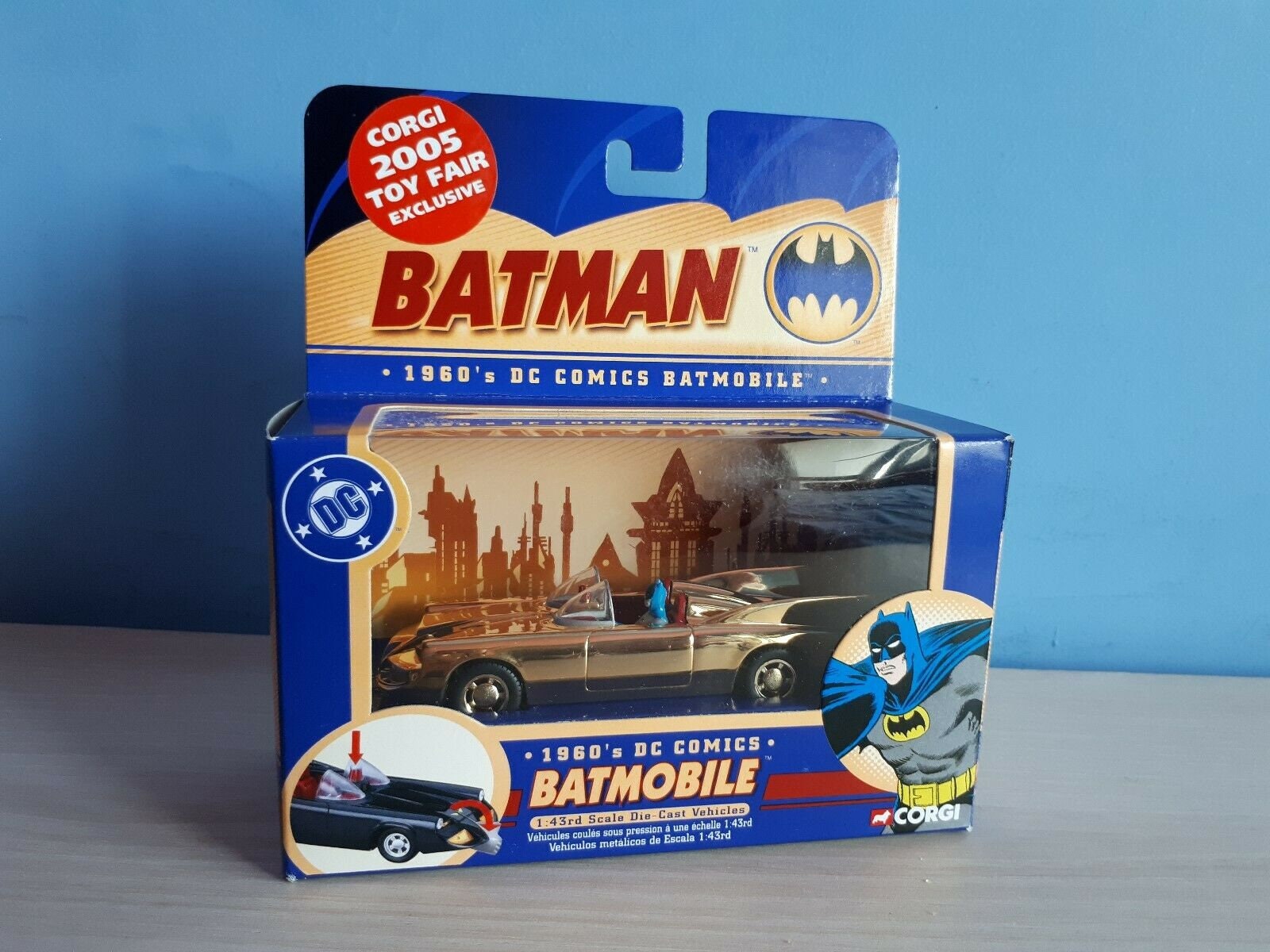 コーギー バットモービル 1/43 初期型 希少 1:43 CORGI 1960S DC COMICS BATMOBILE BMV1 BLACK | eBay