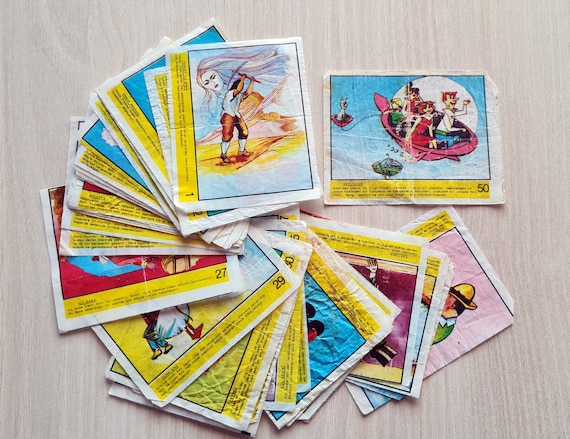 Paquets Et Inserts Vintage - Chewing-gums Footballeurs - Collection Multicouleurs