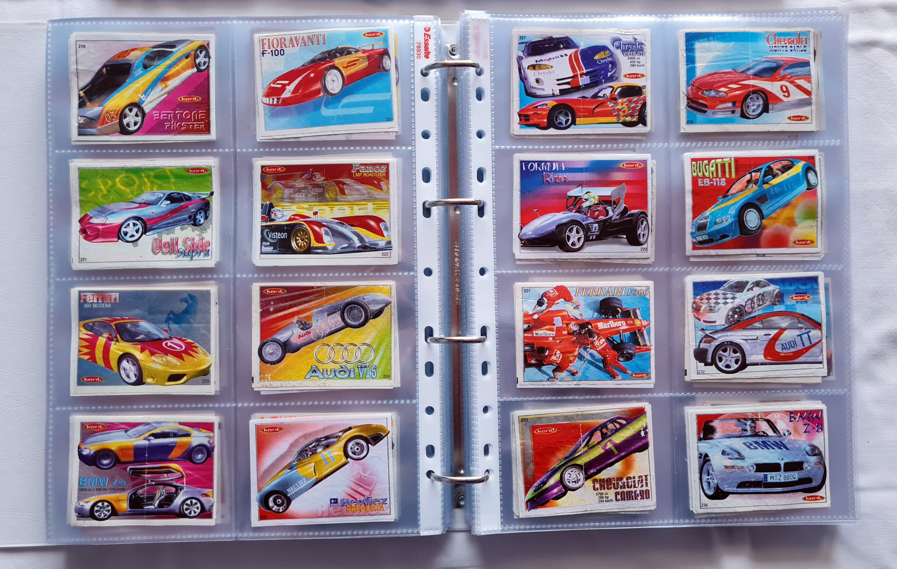 Vintage Bubble Gum Card Collection: Turbo, Kola, Lazer, Bombibom