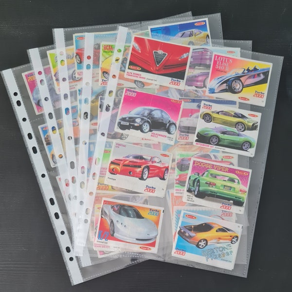 Turbo 2000 71-140 Chewing GUM Wrapper Inserts Complete Full SET Collection