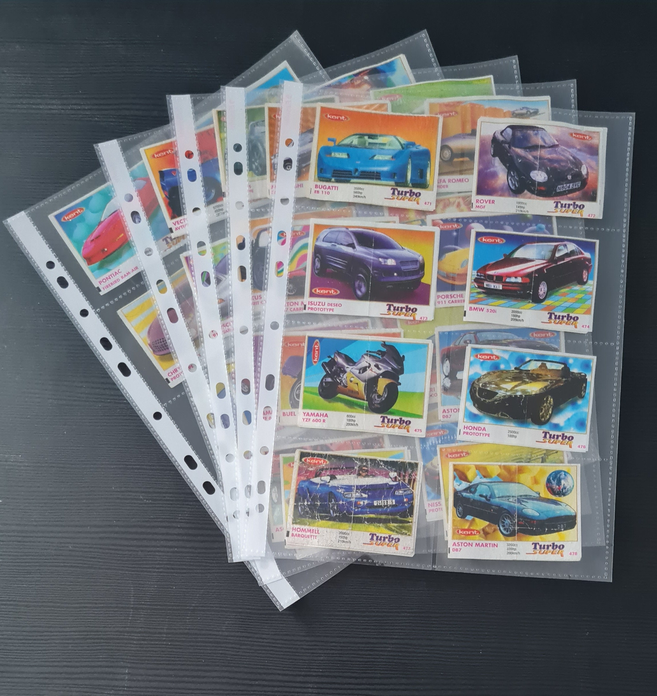Turbo Super 471-540. Chewing / Bubble Gum Wrappers. Full Set 70