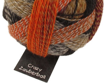 SCHOPPEL WOLLE Crazy Zauberball 2092 My sweet side 75 percent Virgin Wool, 25 percent Nylon. Colored degrade gradient fingering sock-wool