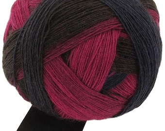 Schoppel Zauberball Colorful yarn for knitting. 2082 Charisma. Degrade color changing fingering, sock wool Biodegradable nylon