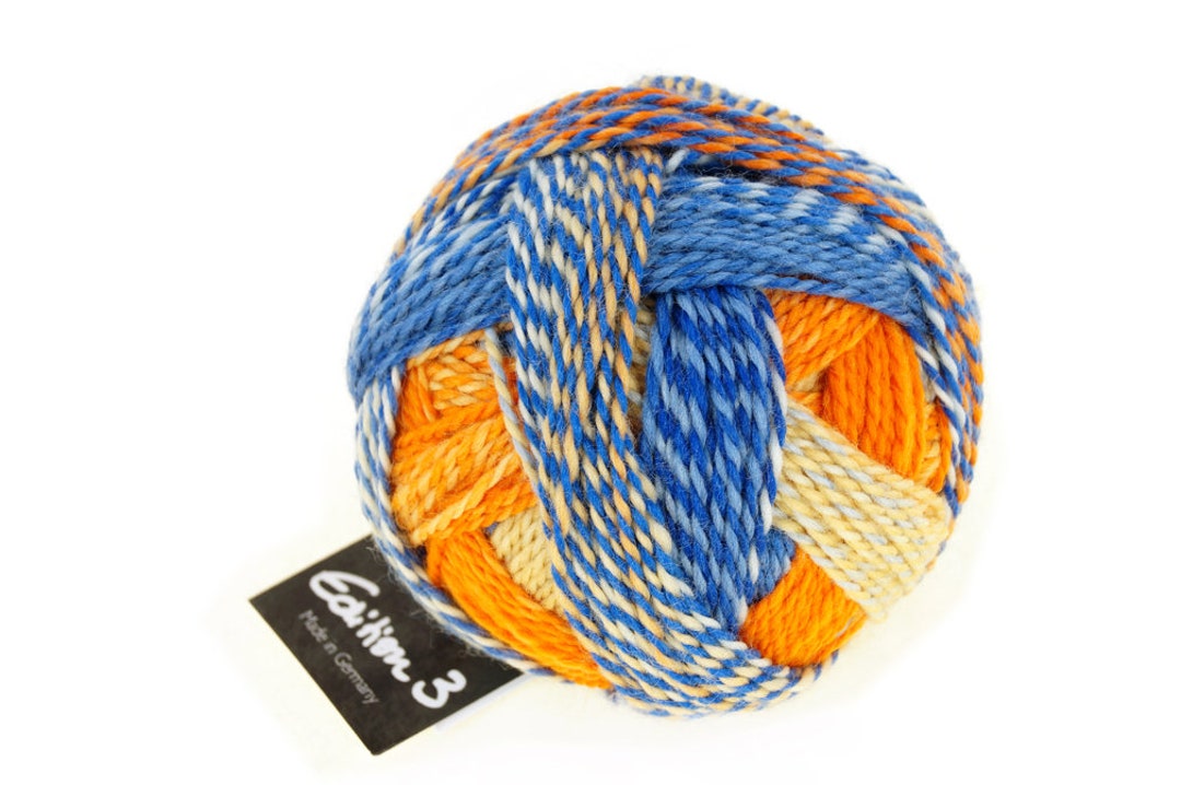Schoppel Wolle Edition 3 2333 Ipanema Beach Pure Virgin Wool Merino Fine Gradient Degrade Color Changing Bright Colorful Sport Weight Yarn