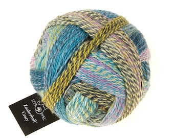Knitting yarn SCHOPPEL WOLLE Crazy Zauberball 2355 Garden Party Gartenparty Colored degrade gradient fingering sock wool
