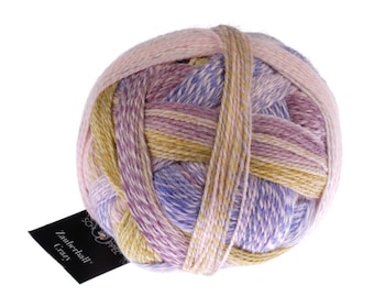 NEW 2021 collection! SCHOPPEL WOLLE Crazy Zauberball 2473 Attractant. Colored gradient fingering sock-wool. Colorful sustainable knit yarn