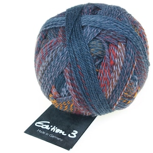 Schoppel Wolle Edition 3 2299 Thermography. Pure Virgin Wool Merino fine Gradient degrade color changing colorful Sport weight yarn in dark