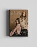 Book Nordic textures in crochet garments by Linda Skuja. Hard cover book of 12 patterns product logo