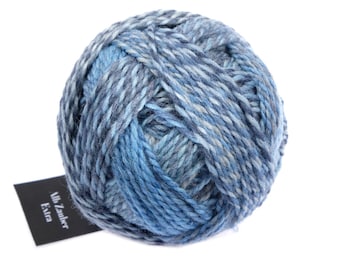 Alb Zauber Extra NEW by Schoppel-Wolle 2532 Dungarees 75 Virgin Wool, 25 Nylon. Colored blue gray color gradient DK worsted sock sustainable