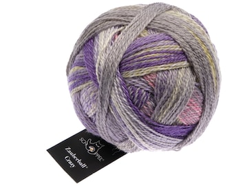 NEW 2022 collection! SCHOPPEL WOLLE Crazy Zauberball 2514 Privy council. Gradient fingering sock-wool. Colorful sustainable knitting yarn